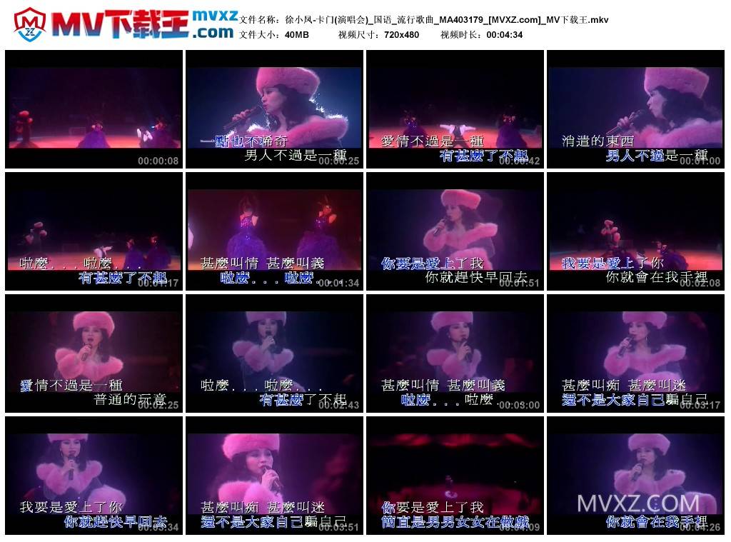 徐小凤-卡门(演唱会)_国语_流行歌曲_MA403179